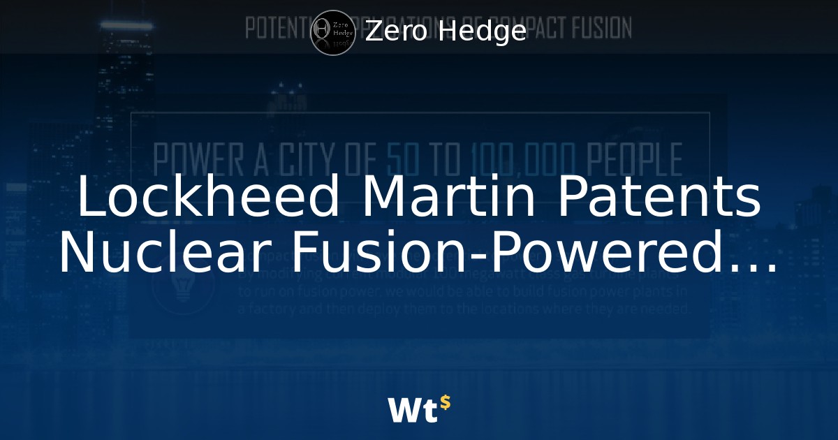 Resultado de imagen para lockheed martin fusion generator